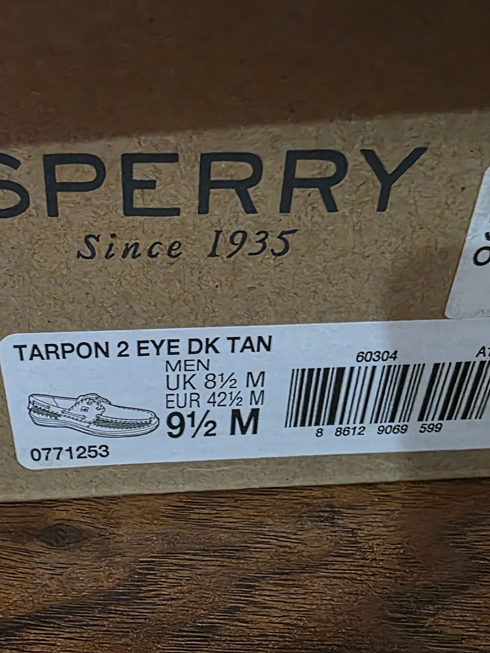 Sperry Tan Leather Boat Shoes